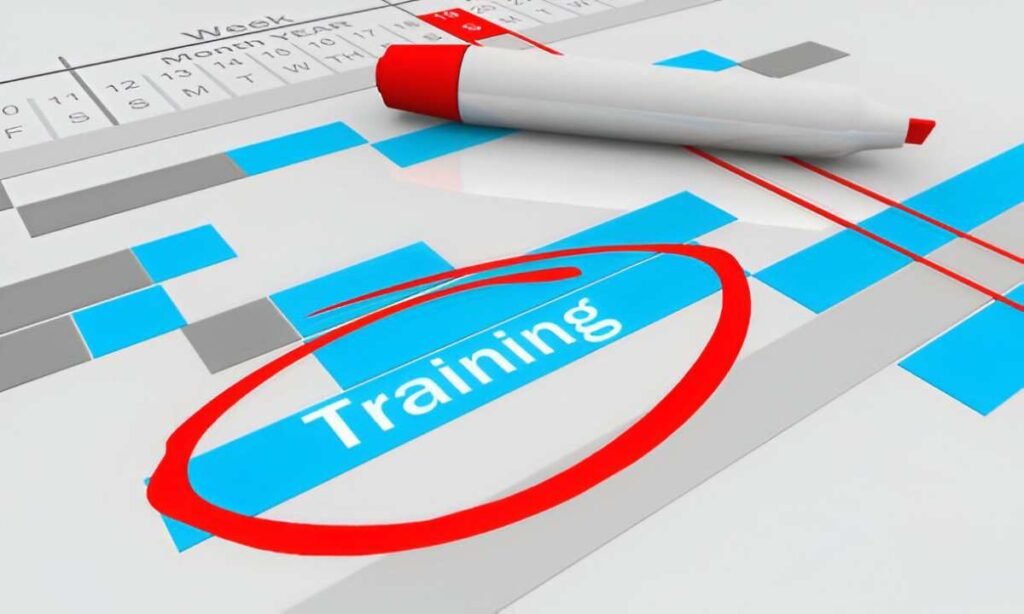 Basic Training Gantt Chart Excel Template