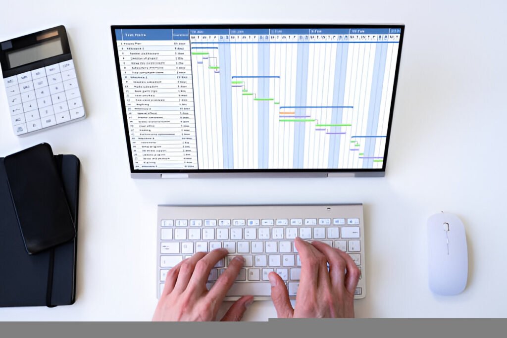 Business Schedule Gantt Chart – Excel Template