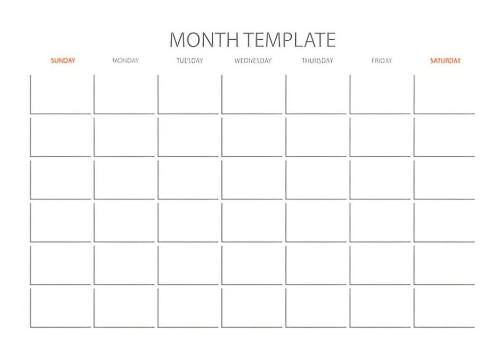 Class Attendance Monthly Excel Template