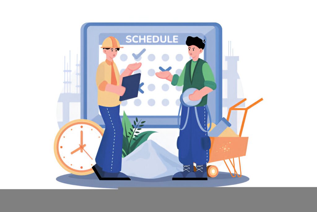 Construction Schedule Weekly Excel Template