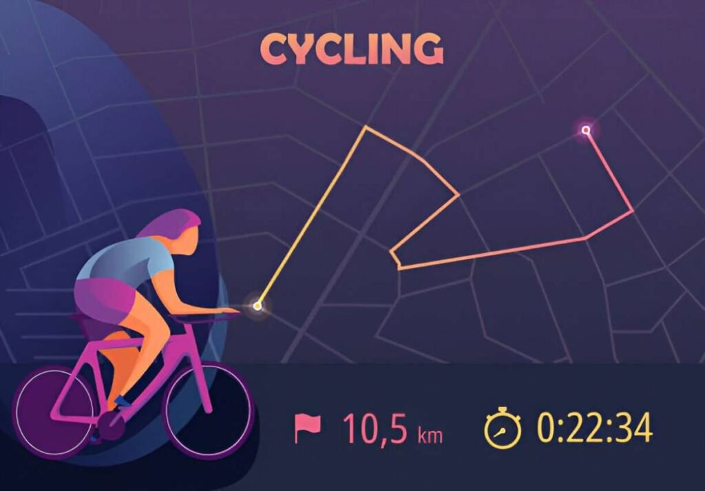 Cycling Mileage Tracker Excel Template