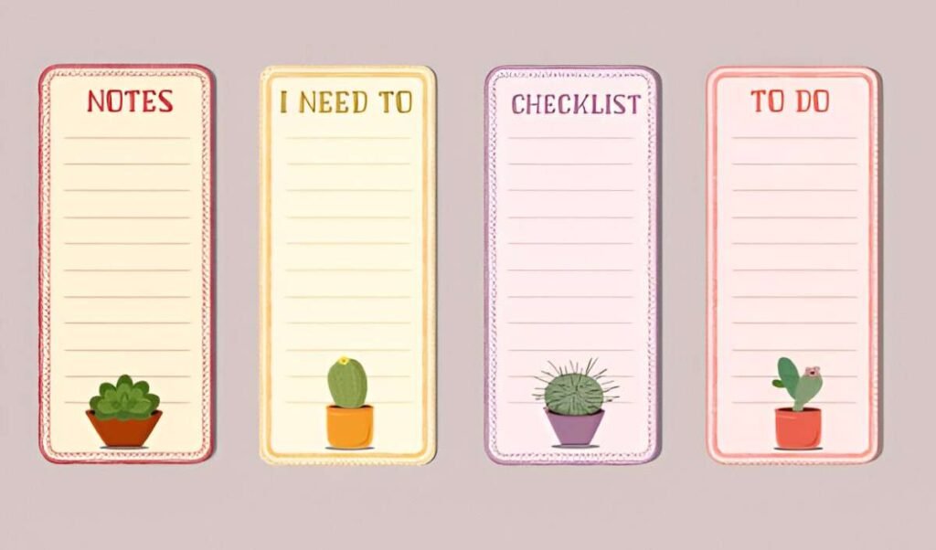 Educational Period Schedule Organizer Template