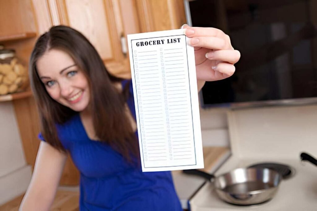 Free Excel Template Download Menu Planner with Grocery List