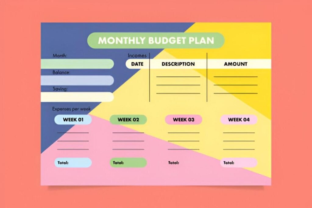 Free Excel Template Download Monthly Budget Planner