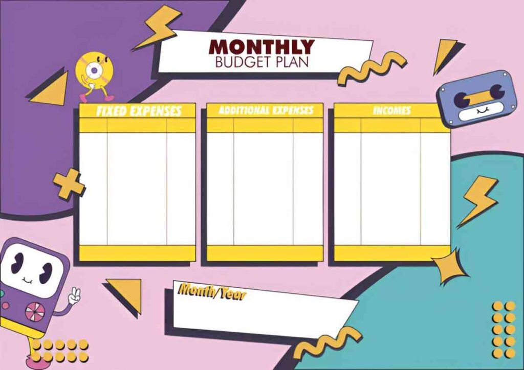 Free Excel Template Download Nonprofit Monthly Budget Planner (A4 Format)