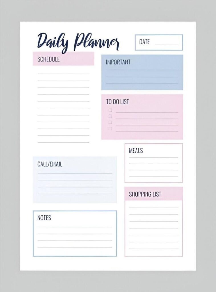 Free Excel Template Download Personal Daily Budget Template