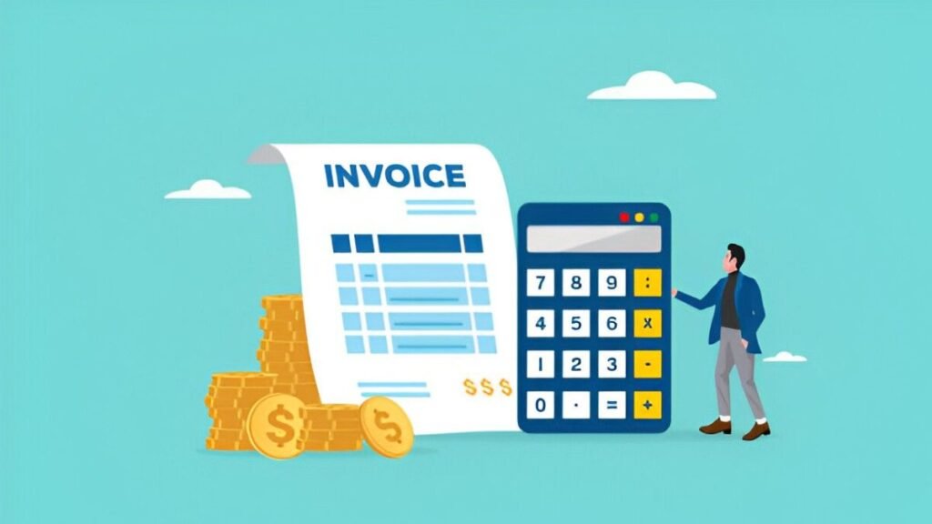 Free Excel Template Download Professional Invoice with Sales Tax Calculator