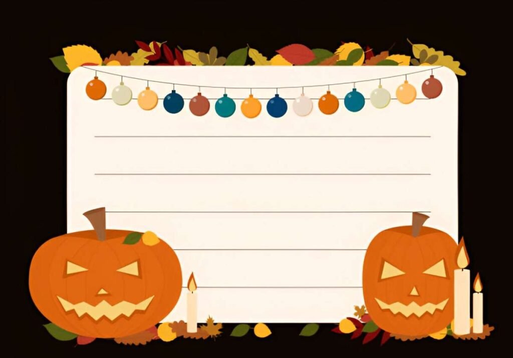 Halloween Potluck Sign-Up Excel Template