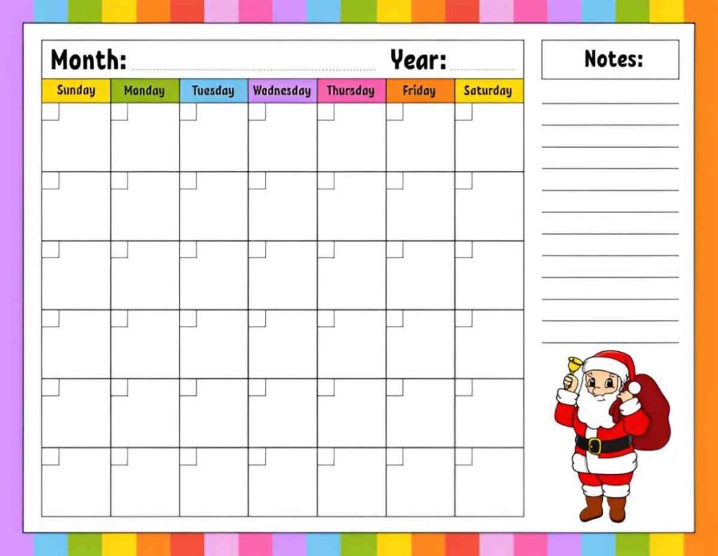 Holiday Calendar Template Excel 2018