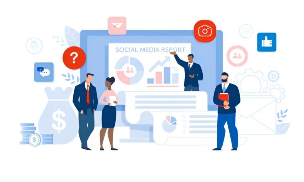 IC Social Media Report Template 8857 Excel