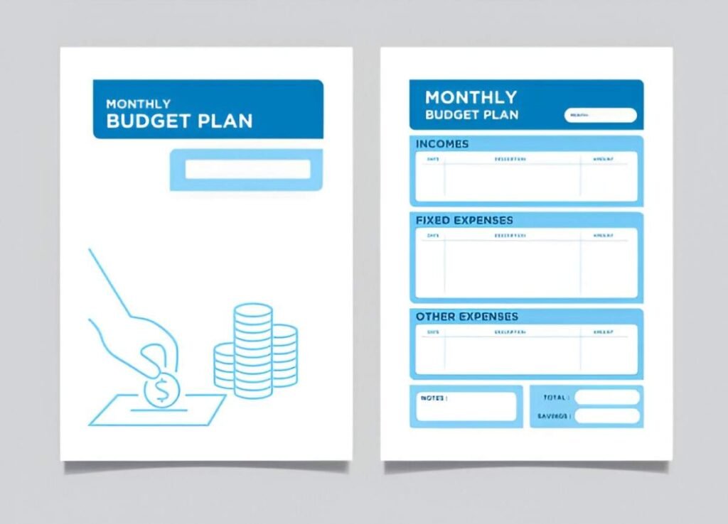 Personal Monthly Budget Planner Template