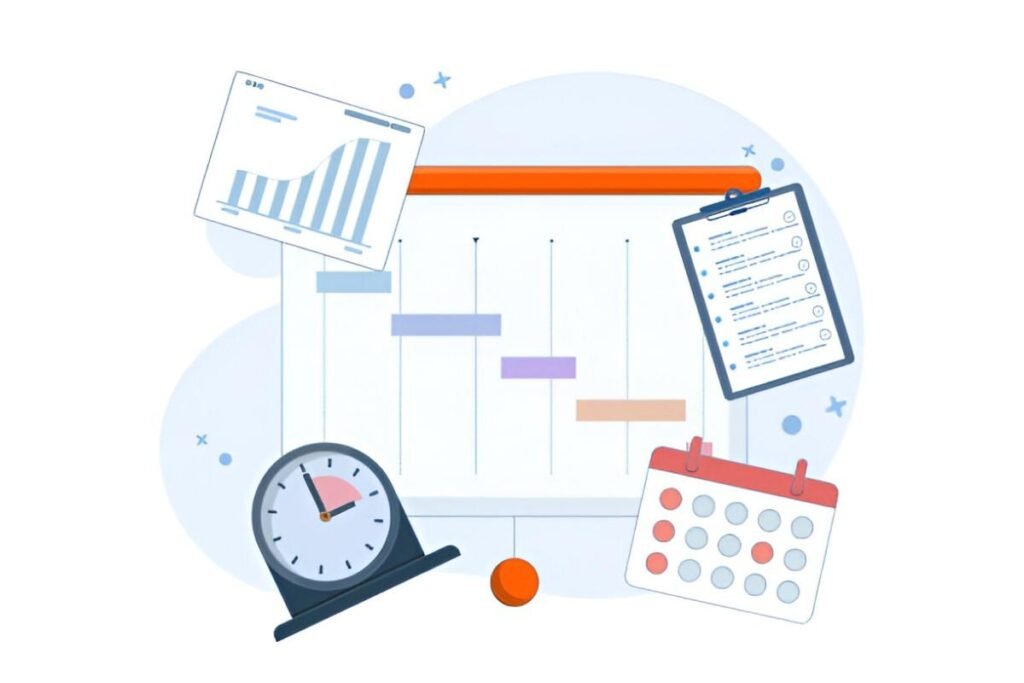 Project Development Schedule Gantt Chart Excel Template