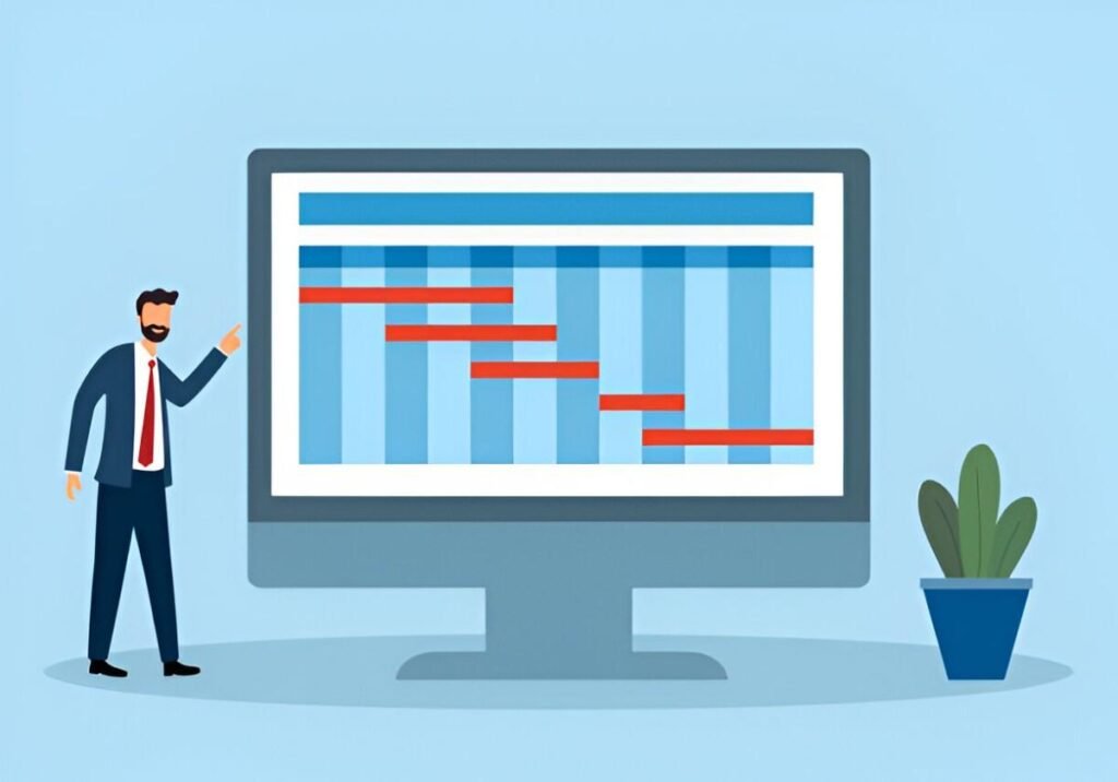 Recruitment Plan Gantt Chart Excel Template