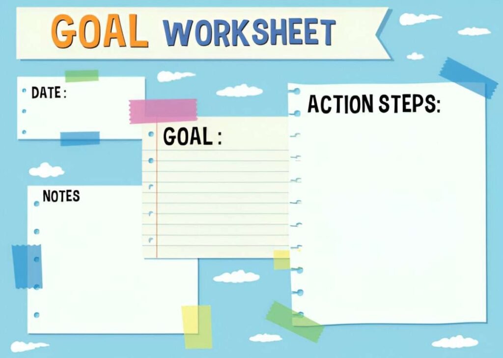 SMART Goals Worksheet Excel Template