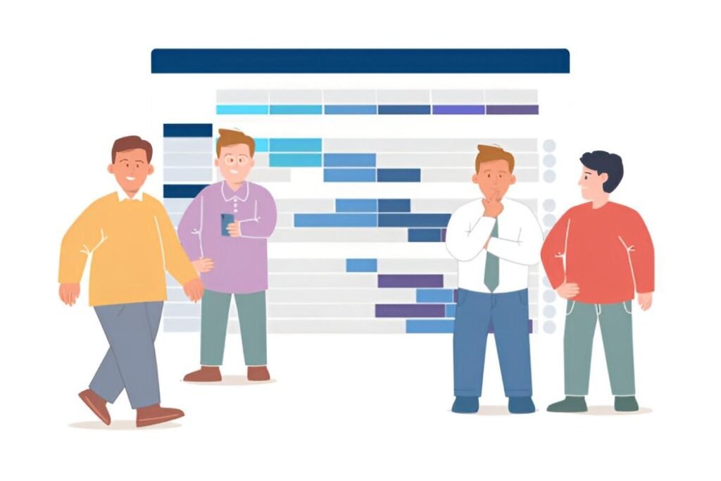 Scheduling Management Gantt Chart Excel Template