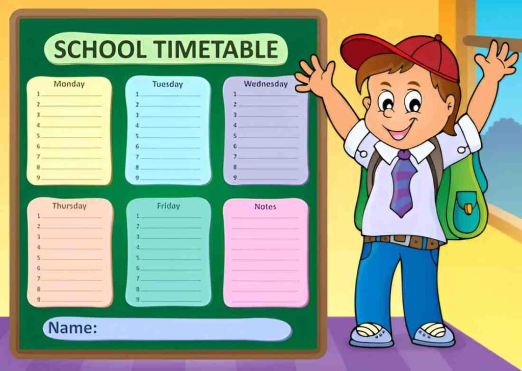 School Bell Schedule Manager Excel Template