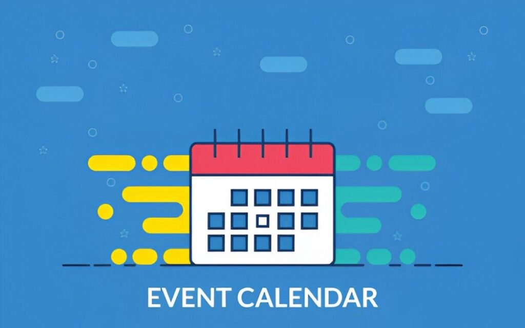School Year Event Calendar Excel Template