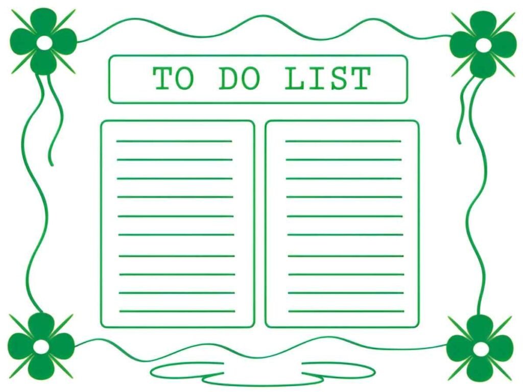 Streamlined To Do List Excel Template