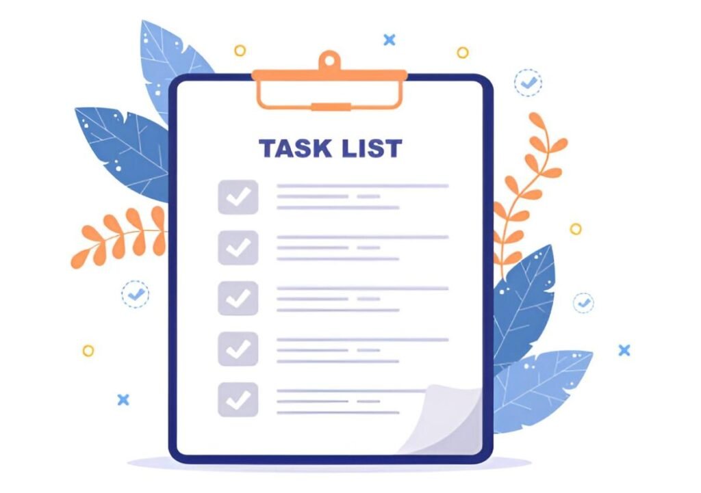 Task List with Multi-Step Process Excel Template