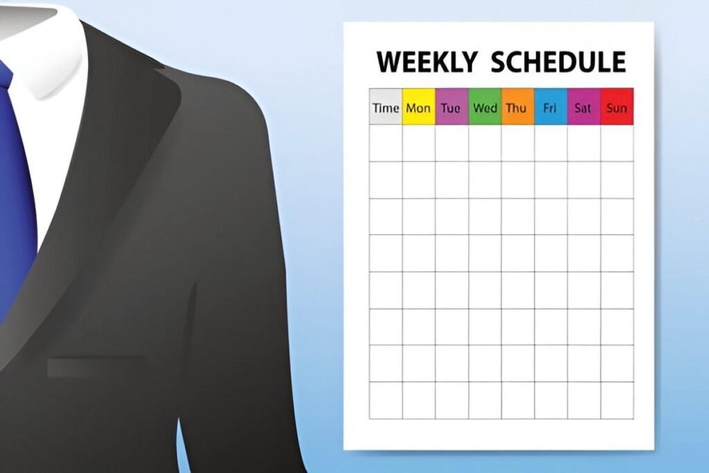 Weekly Timesheet with Breaks Excel Template