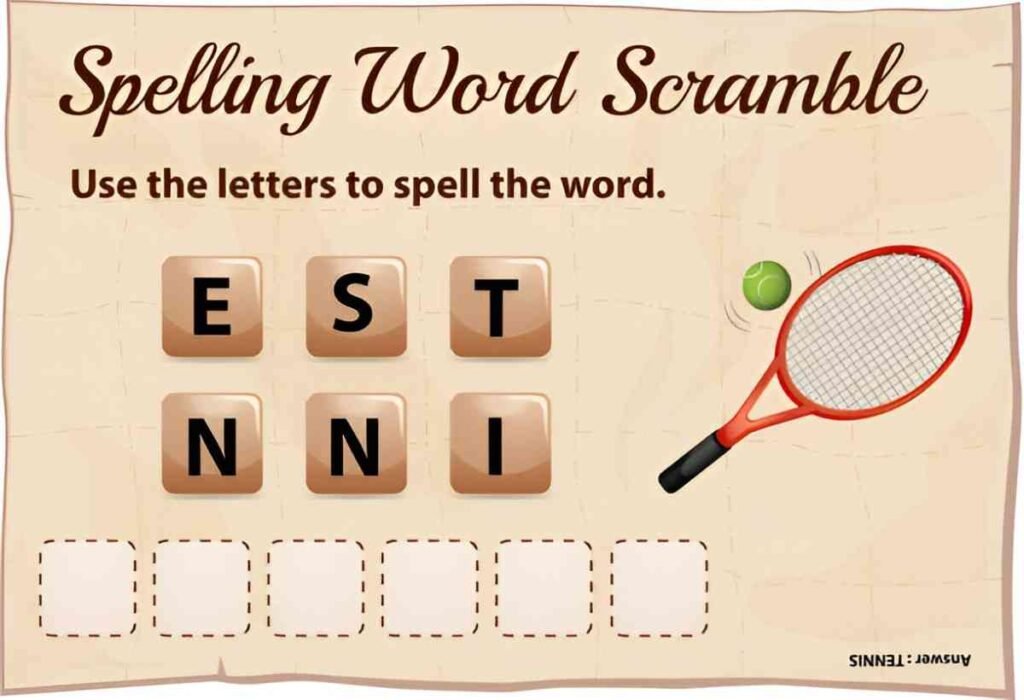 Word Scramble Generator & Tournament Tracker Excel Template